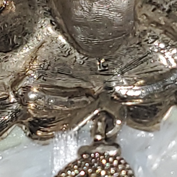 LOUIS C. MARKS 1940s Cherub Angel Brooch Vintage Signed Collectable Jewelry - Picture 7 of 8